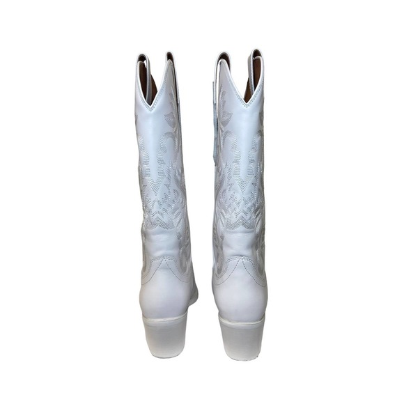 Jeffrey Campbell Dagget White Boot Size 8 - Picture 7 of 10